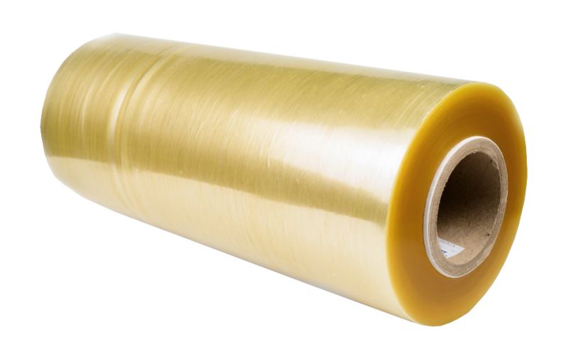 Potravinářská PVC folie šíře 400, 8 µm, 1500m, champagne